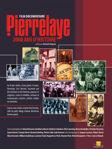 article : Pierrelaye 2000 ans d'histoire, le film - Image: Affiche du DVD avec cartes postales d'époques (c) Michael Avignon