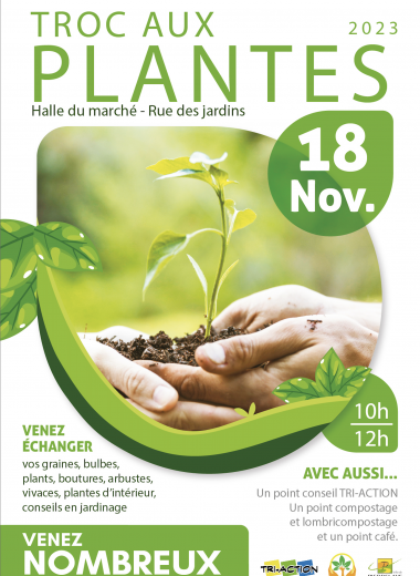 Troc aux plantes - Samedi 18 novembre 2023 - Pierrelaye
